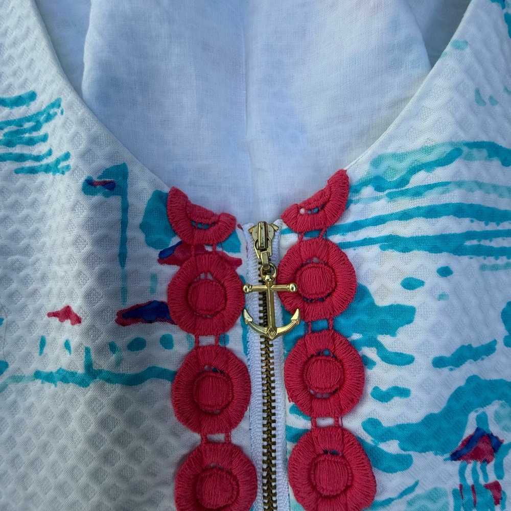 Lilly Pulitzer Lighthouse Shift Dress Size 4 - Picture 4 of 5